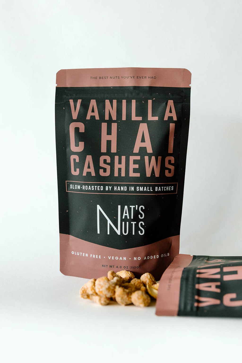 Vanilla Chai Cashews | 12-Count Gourmet Roasted Nuts