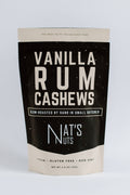 Vanilla Rum Cashews | 12-Count Gourmet Roasted Nuts