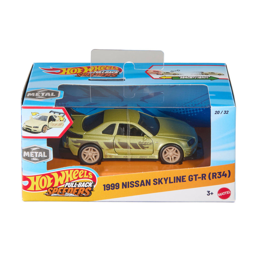 Hot Wheels Pull-Back Vehicles Assortment